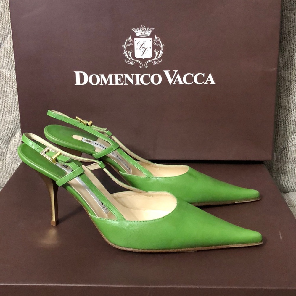 NWT DOMENICO VACCA HEELS SANDALS SIZE 39